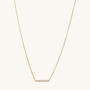 MEJURI - Diamonds Line Necklace